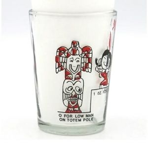 1950's "SAY WHEN" Totem Pole Shot Glass
